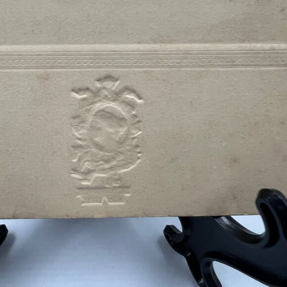 Antique Card Stock Mounted Black White 1800's Family Infant Child Photo - Picture 6 of 8